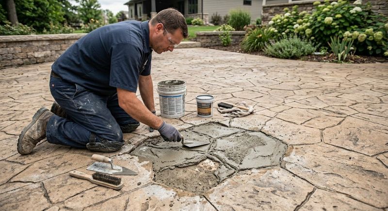 Decorative Concrete Repair in Boynton Beach, FL